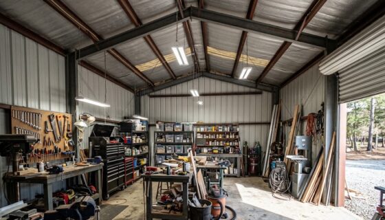 Can You Use a Metal Shed as a Workshop?